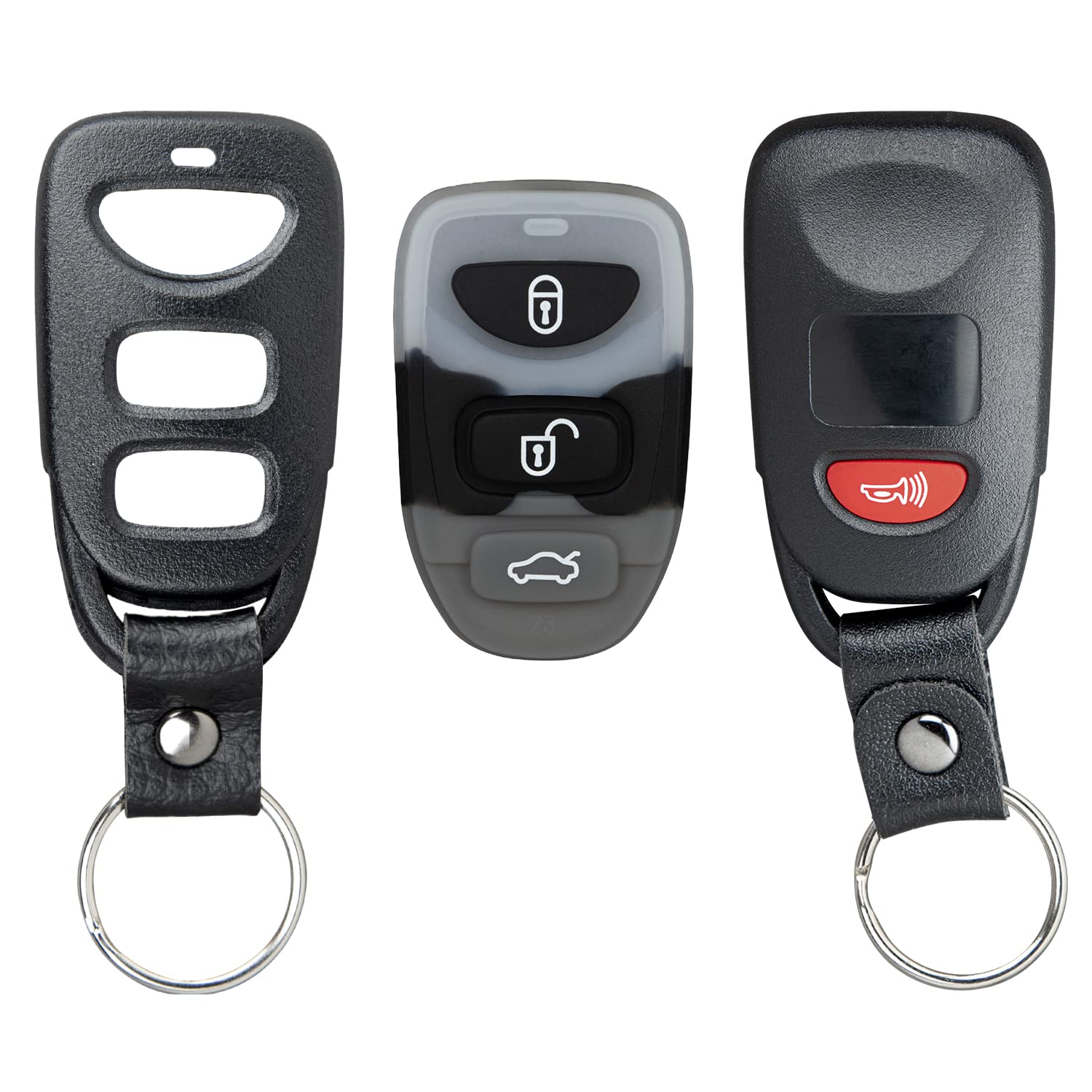 Shell Case for Remote Key Fob for Hyundai/Kia with Battery Holder SAP-4B-Hyundai-SH-BH