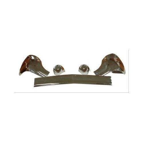 Sherman 729-90T Front Bumper Set (Value Line)for 1957 Chevy 210 image