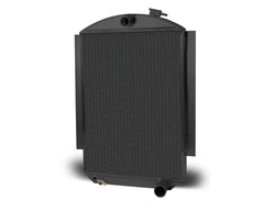 AFCO 80144-B-NA-N Aluminum Black Radiator Chevrolet 1937 & 1939