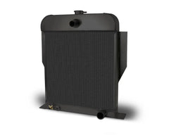 AFCO 80164-B-NA-N Aluminum Black Radiator Black Engine Ford 1949-1953