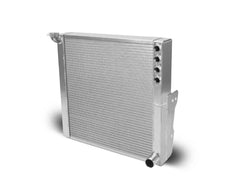 AFCO 80201N Sprint Car Aluminum Satin Radiator Dzus Mount Double Pass