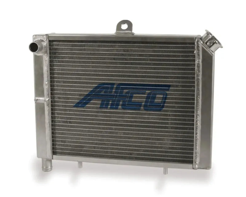 AFCO 80207-1 1" Inlet/Outlet Mini/Micro Sprint Aluminum Satin Cage Mount Double Pass