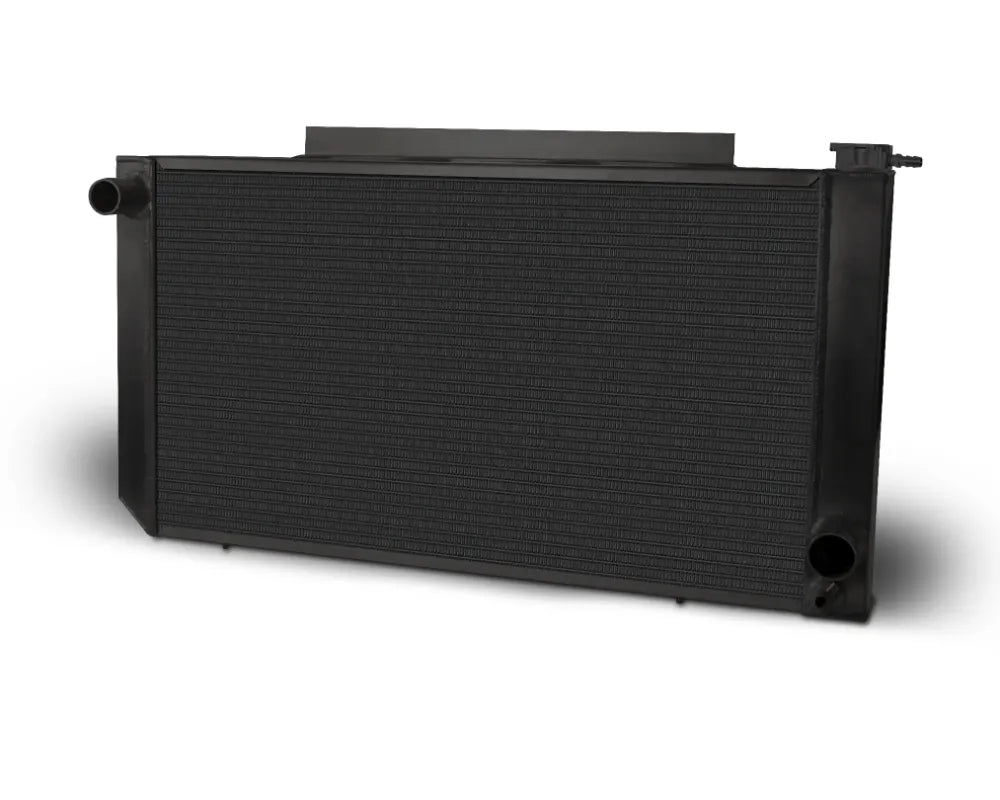 AFCO 80240-B-NA-N Aluminum Black Radiator Single Pass Chevrolet S-10 1982-1993