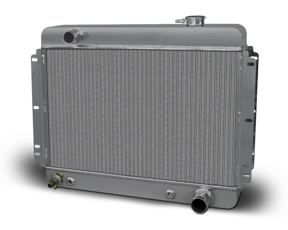 AFCO 80286-S-NA-N Aluminum Satin Radiator Downflow Chevrolet Nova 1962-1967