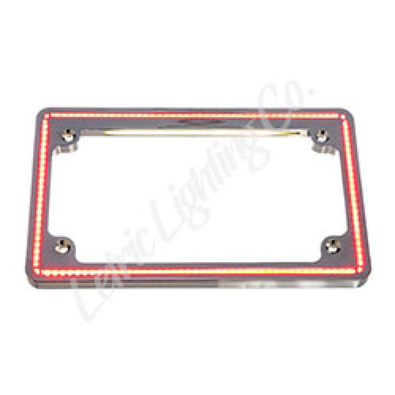 Letric Lighting 96-17 HD Sptstr/Dyna/Stail/RK/EGlide/RGlide/Sglide Perfect Plate Lt Lc Plate Chrome