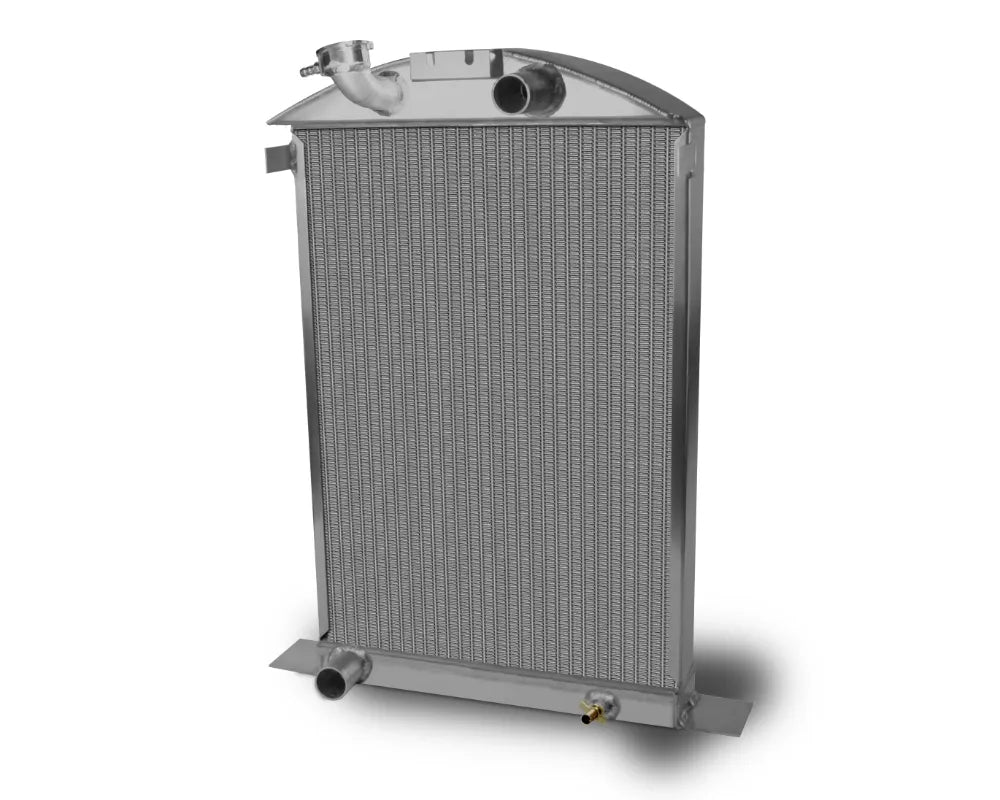 AFCO 81142-S-NA-N Aluminum Satin Radiator Ford 1937