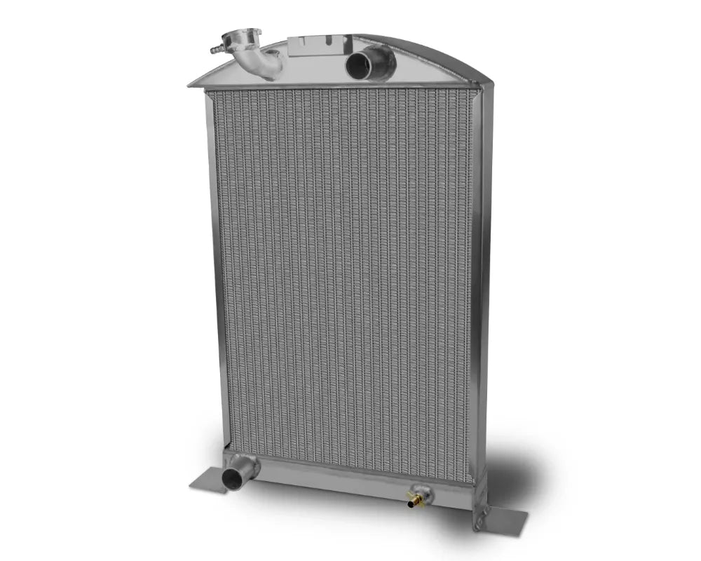 AFCO 81146-S-NA-N Aluminum Satin Radiator Ford 1933-1934
