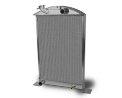 AFCO 81146-S-NA-N Aluminum Satin Radiator Ford 1933-1934