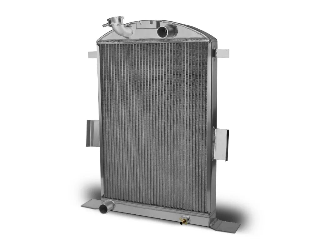 AFCO 81148-S-NA-N Aluminum Satin Radiator Ford 1935