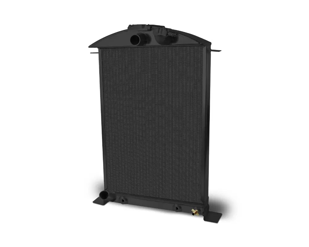 AFCO 81149-B-NA-N Aluminum Black RadiatorFord 1936