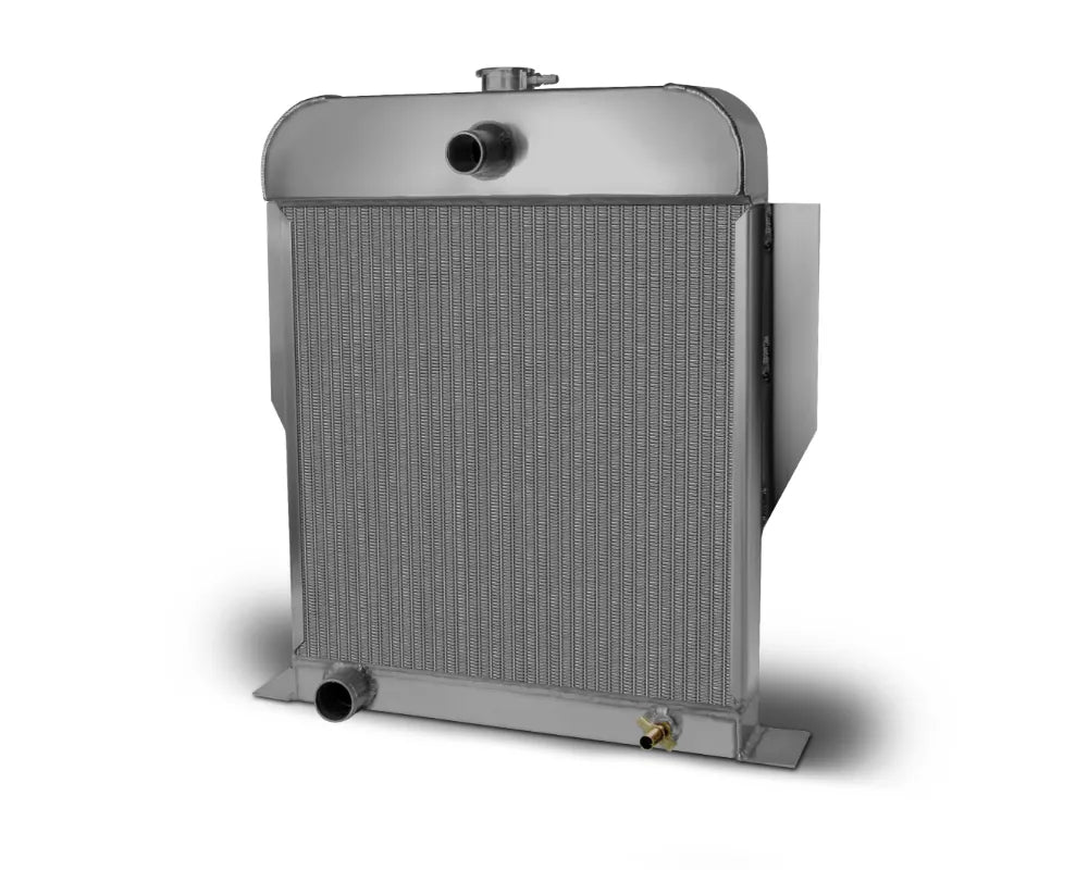 AFCO 81164-S-NA-N Aluminum Satin Radiator Ford 1949-1953