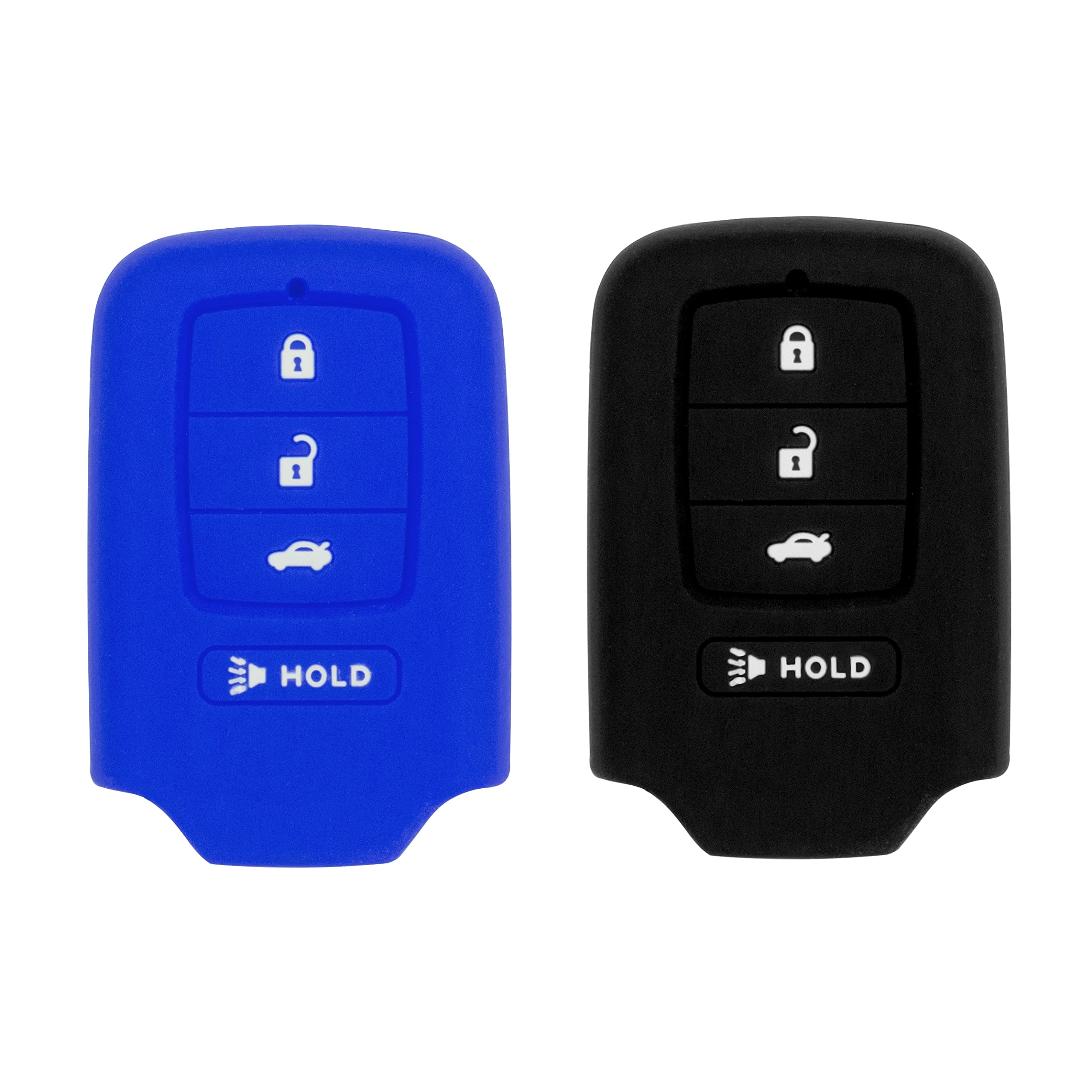 Smart Key Fob Case for Civic Accord Black & Blue