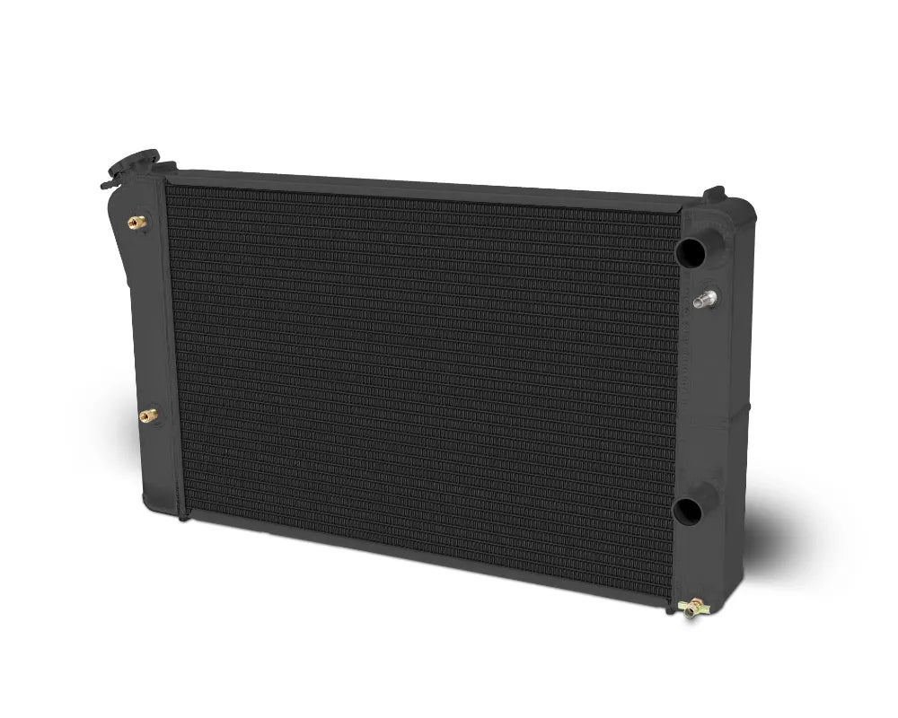 AFCO 84257-B-NA-N Aluminum Black Radiator Double Pass Chevrolet Camaro w/ LSX 1982-1992