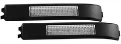 Anzo 861115 USA Door Mirror Turn Signal Indicator with LED Amber, Clear Lens,