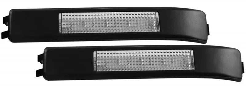 Anzo 861115 USA Door Mirror Turn Signal Indicator with LED Amber, Clear Lens,