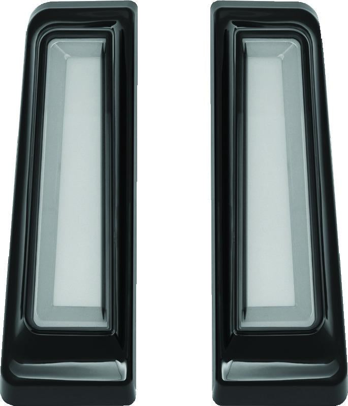 Kuryakyn Tracer L.E.D. Inserts For Saddlebag Supports Black