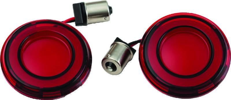 Kuryakyn Tracer L.E.D. Rear Turn Signal Insert Red Light/Red Lens 1156
