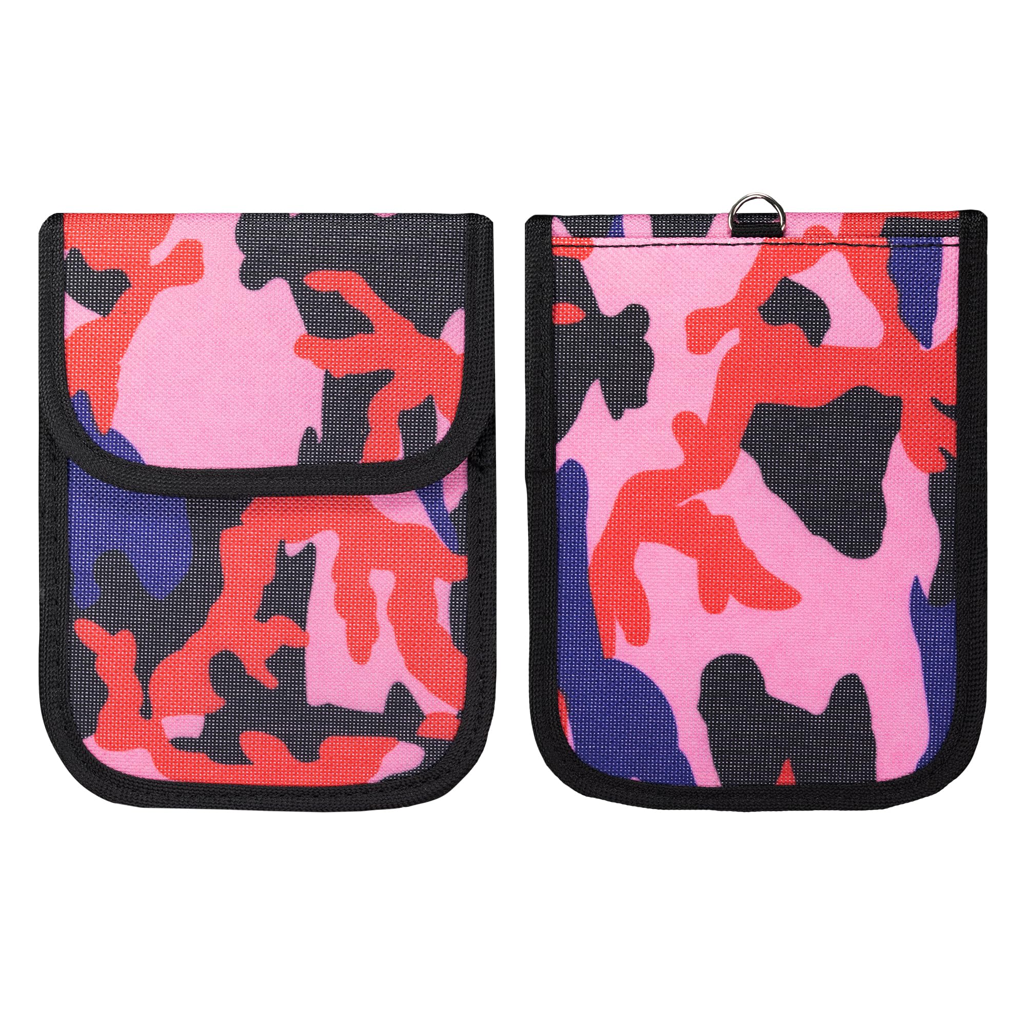 Camouflage Faraday Bag for Car Key Fob RFID Signal Blocking Pouch for Anti-Theft FRDY-PNK-CAMO-2PACK