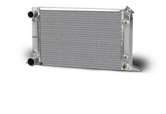 AFCO 80105N Aluminum Radiator Sirocco Left Hand Double Pass 1-1/2 Inlet 1-3/4 Outlet