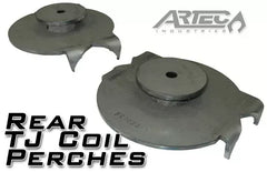 Artec Industries BR1045 3.5" Axle Tuber Coil Perches And Retainers Pair Jeep Wrangler TJ for 1997-2006 Jeep Wrangler image