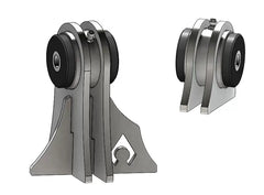 Artec Industries BR1122 7/16" Bolt Weld On UCA Brackets For Low Pro Front Truss Daystar Bushings Jeep for 1997-2006 Jeep Wrangler image