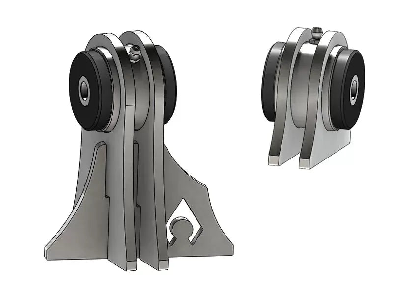 Artec Industries BR1125 1/2" Bolt Weld On UCA Brackets For Low Pro Front Truss Currie Bushings Jeep for 1997-2006 Jeep Wrangler image