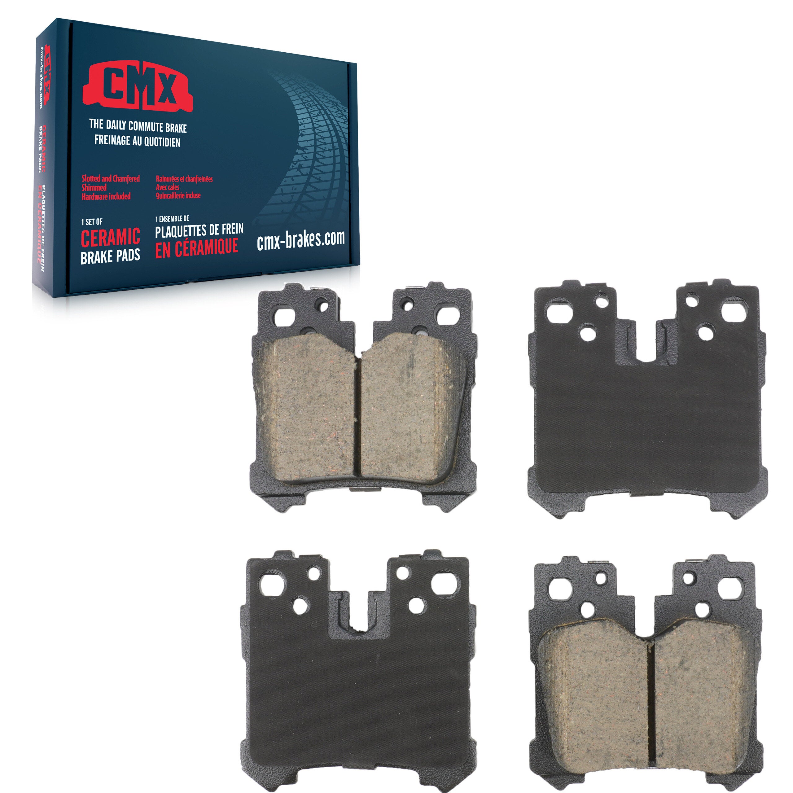 CMX CMX-D1283 Disc Brake Pad for 2007-2025 Lexus LS500 product image