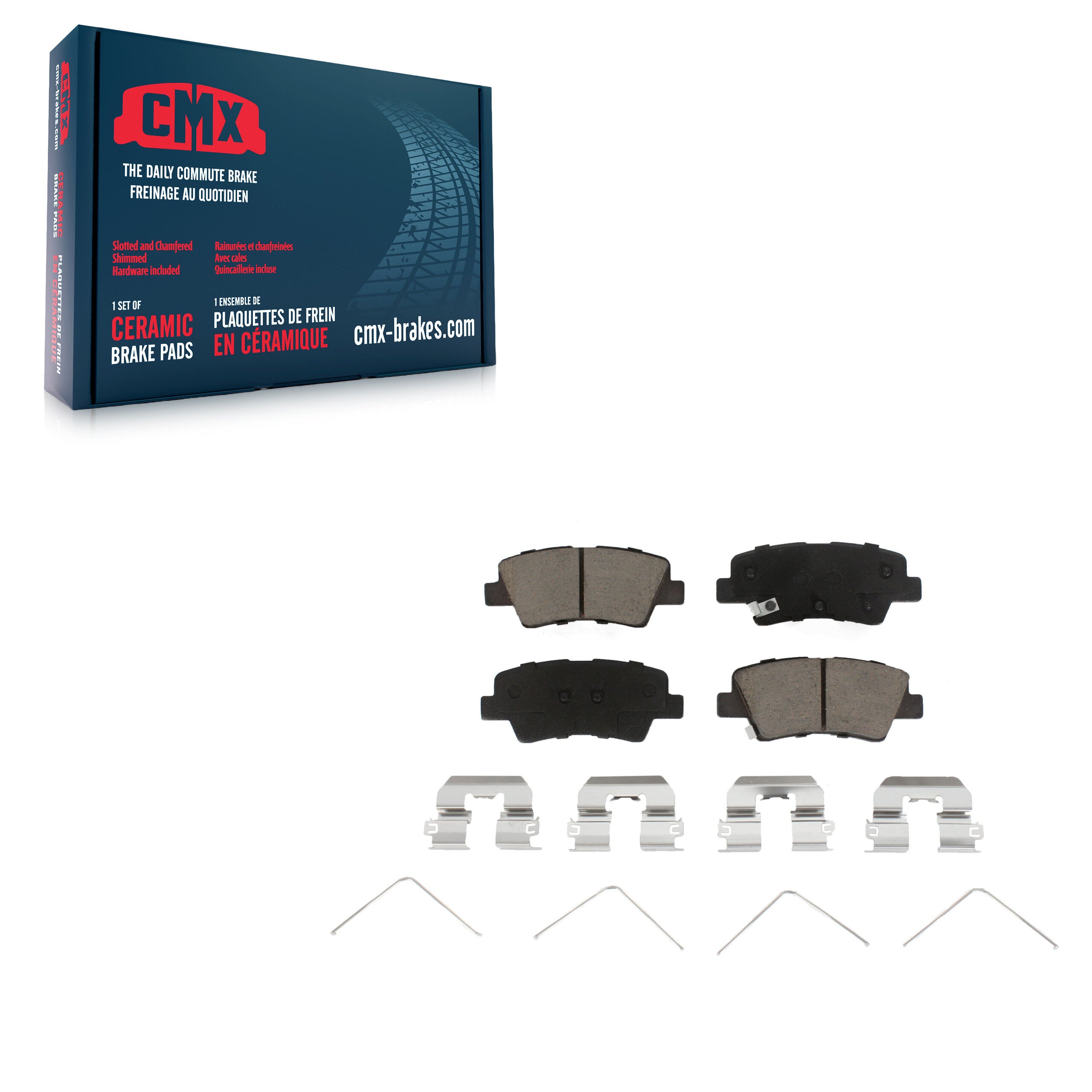CMX CMX-D1812 Disc Brake Pad for 2014-2025 Kia Soul product image