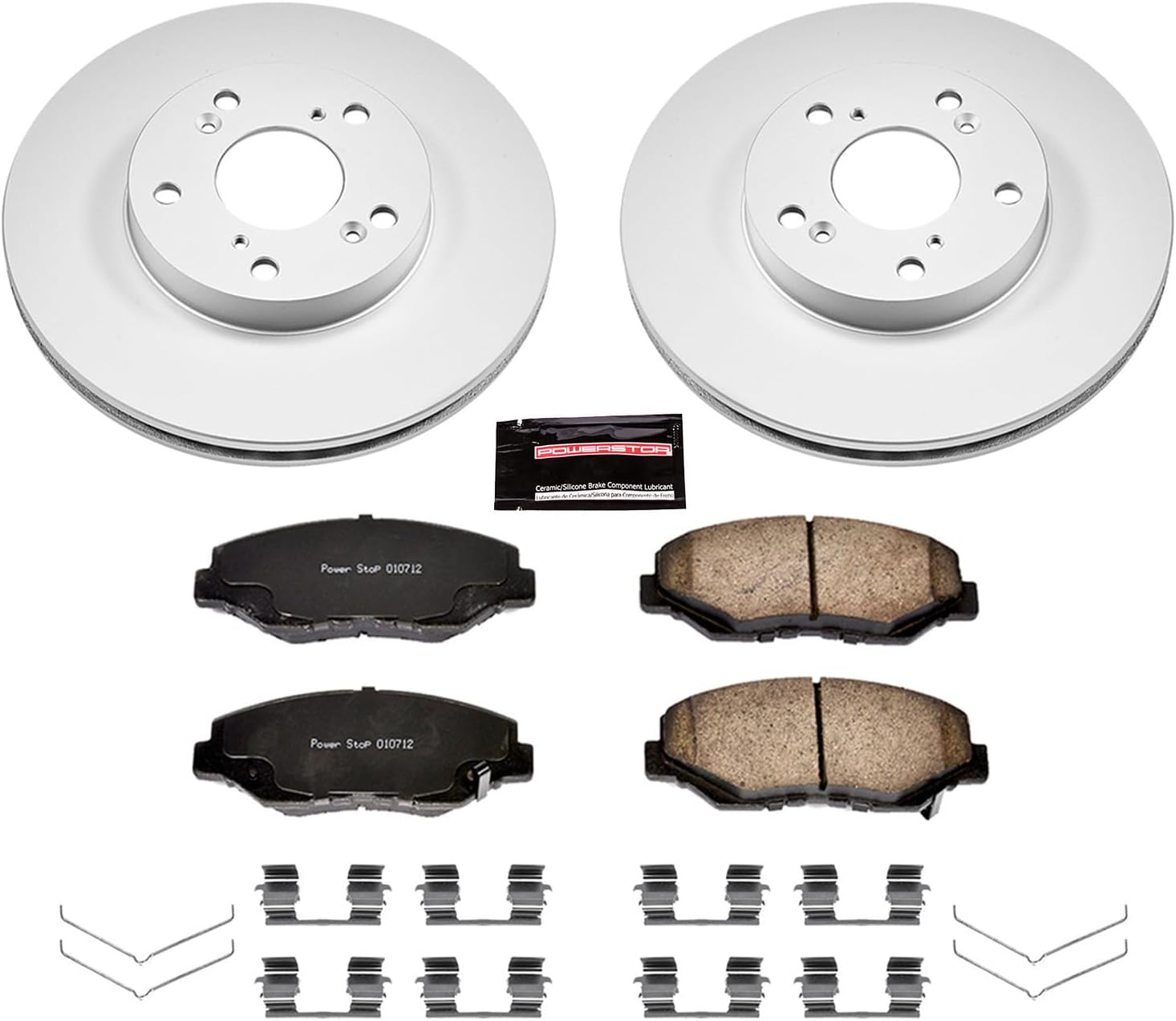PowerStop POWERSTOP Z17 COATED BRAKE KIT - CRK1043 | CRK1043