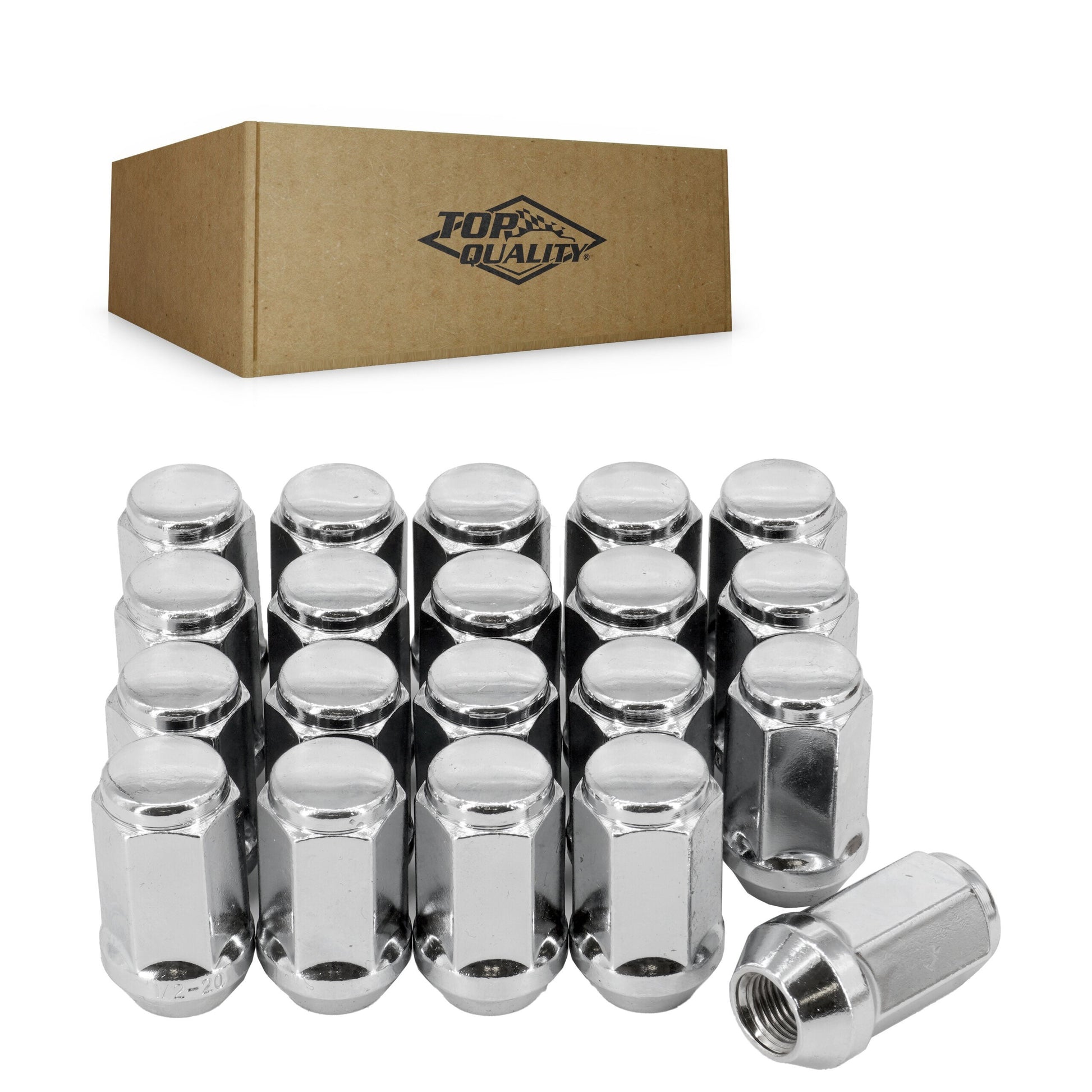 Top Quality CRM-1904L Wheel Lug Nut for 1980-2019 Ford Special Service Police Sedan, Ford Police Interceptor Sedan and More