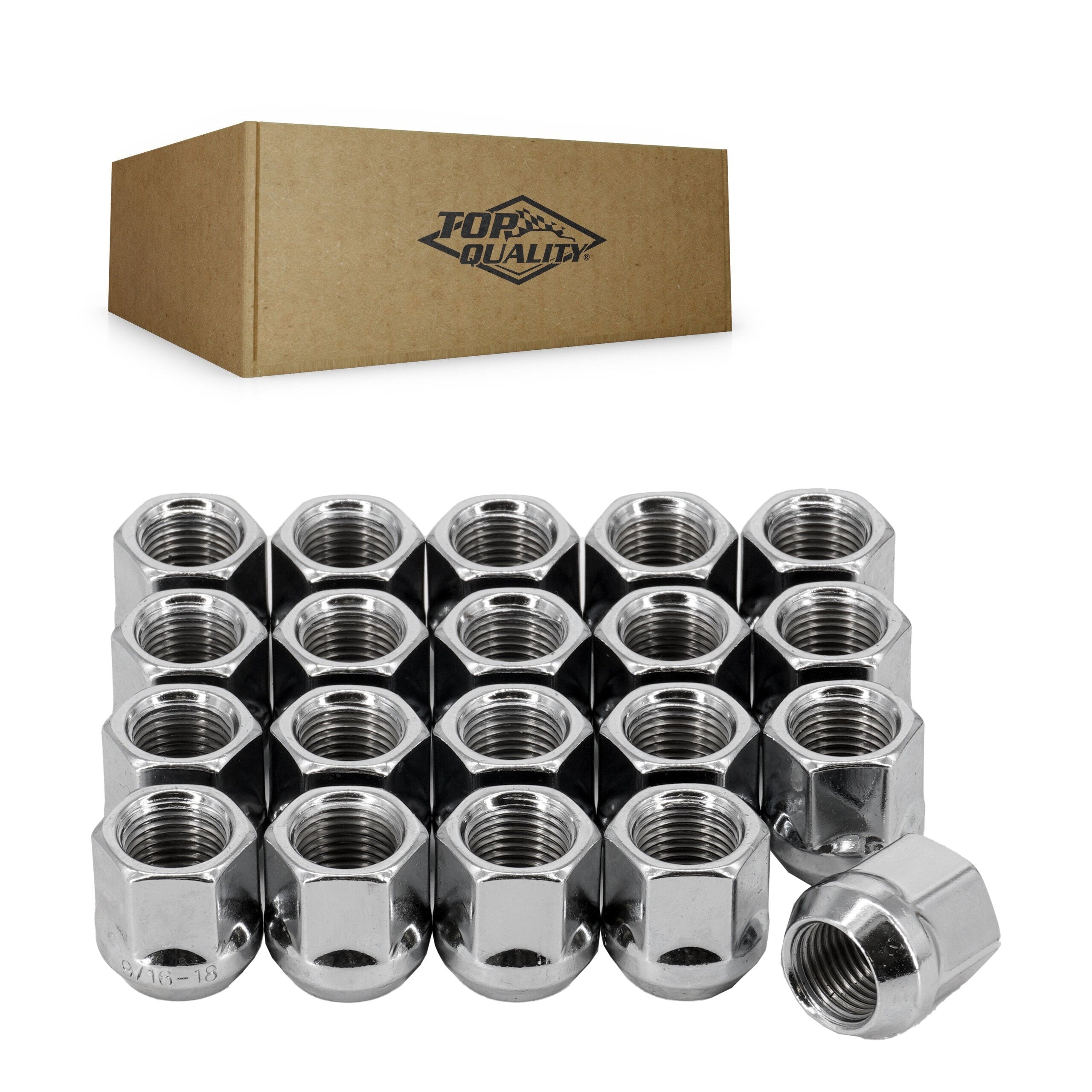 Top Quality CRM-40098 Wheel Lug Nut for 1980-2021 Ford E-350 Super Duty, Ram 1500 and More