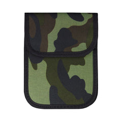 Camouflage Woodland Camo Faraday Bag for Car Key Fob – RFID Signal Blocking Pouch for Keyless Entry – Anti-Theft Protector Case 