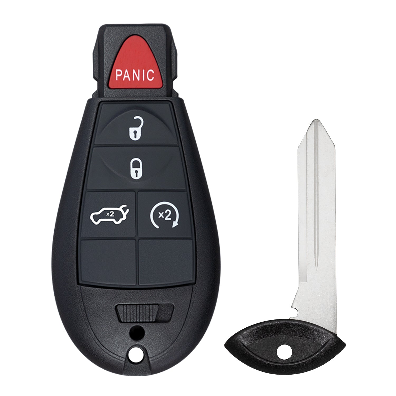 Car Key Fob Keyless Entry Remote for Jeep Cherokee 2014 2015 2016 2017 2018 2019 2020 2021 GQ4-53T (5 Button Hatch)