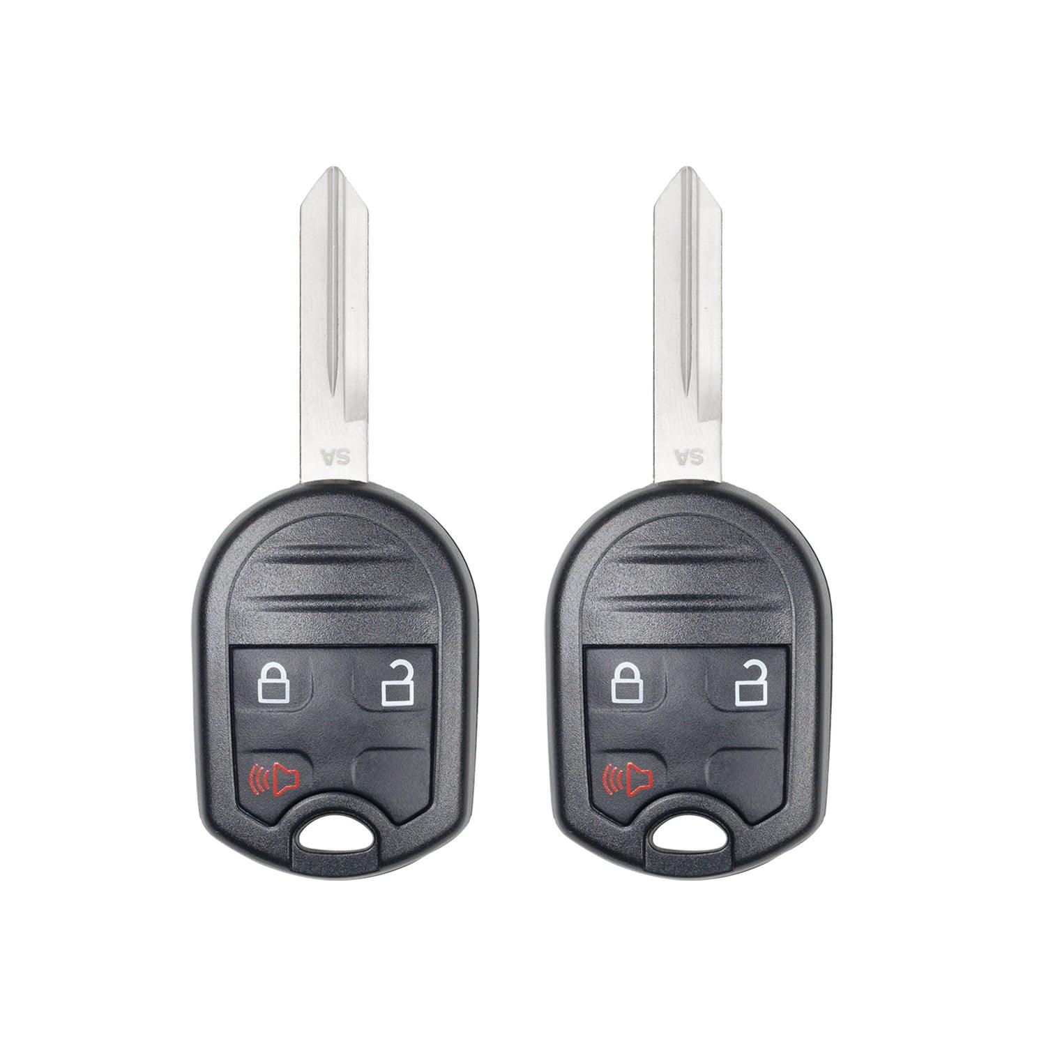 Remote Head Key Remote for Ford Edge Expedition Explorer F-150 F-250 Mark LT MKS MKZ 5912560 164-r8070 r8070 (Double)