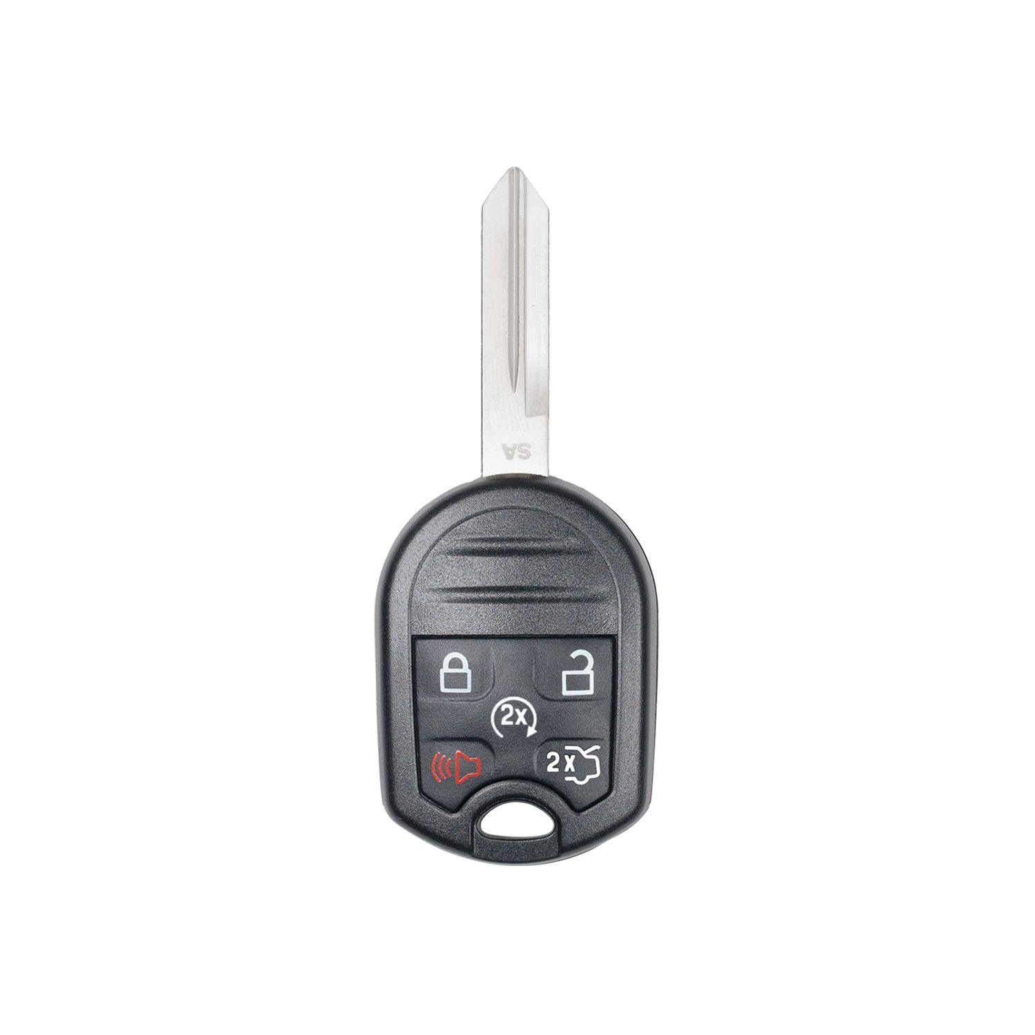 Remote Head Key Remote for Ford Edge Expedition Explorer Flex Taurus MKX Navigator ‎164-R8000 (5 Button) (Single)