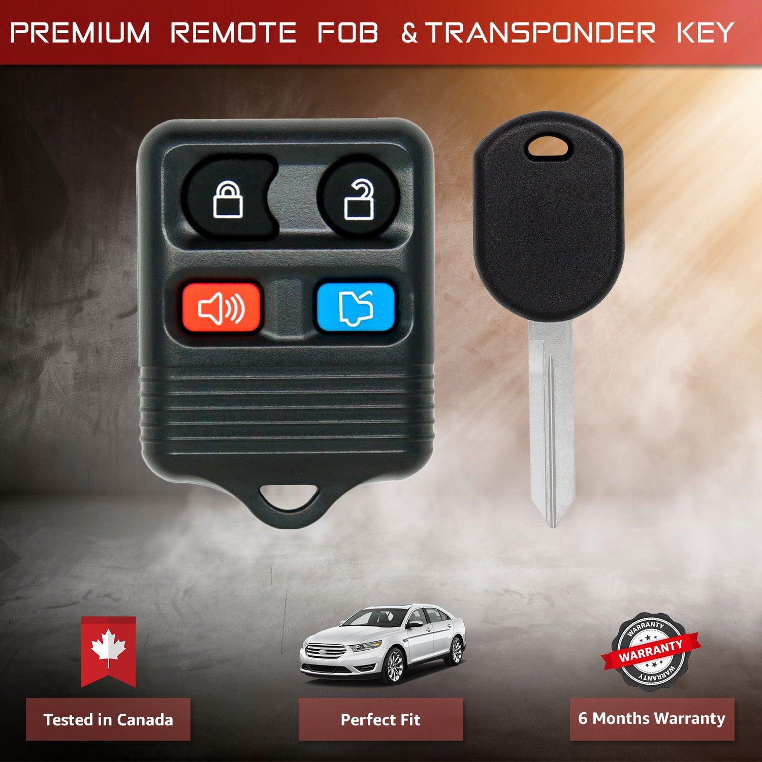 2010 Ford Mustang 4-Button HA Remote Head Key Fob (OUCD6000022, 164-R7040 - Foto 7