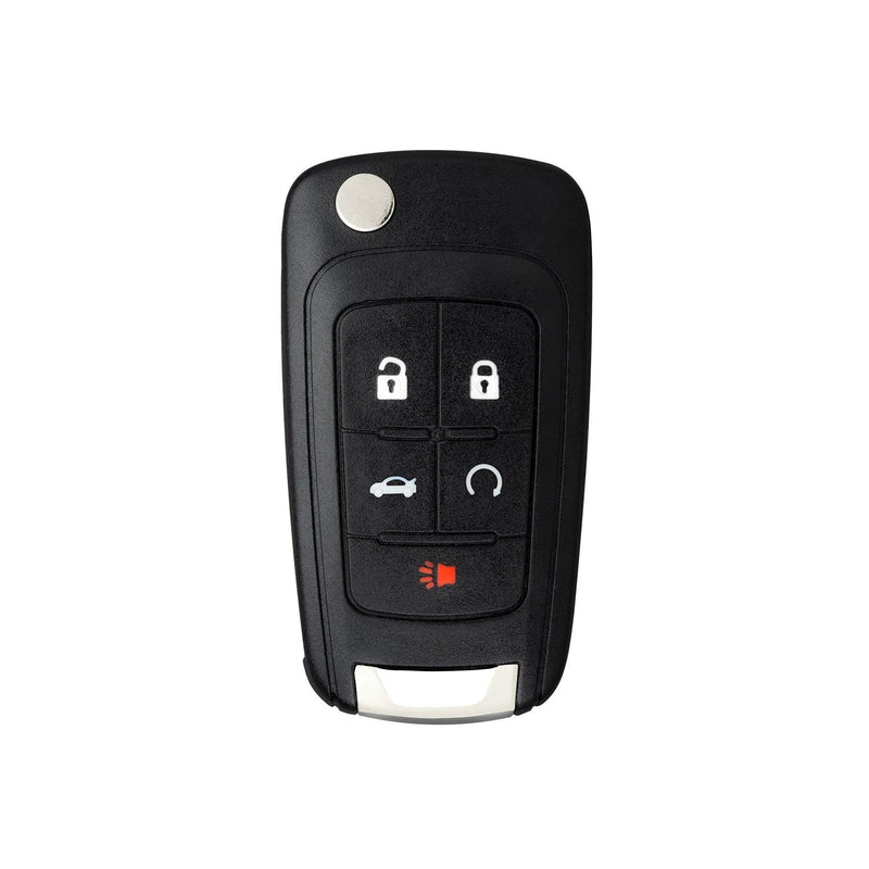 Flip Key Fob for Allure Regal Camaro Equinox Cruze Sonic Terrain Impala Malibu Encore Acadia OHT01060512 (5 button)