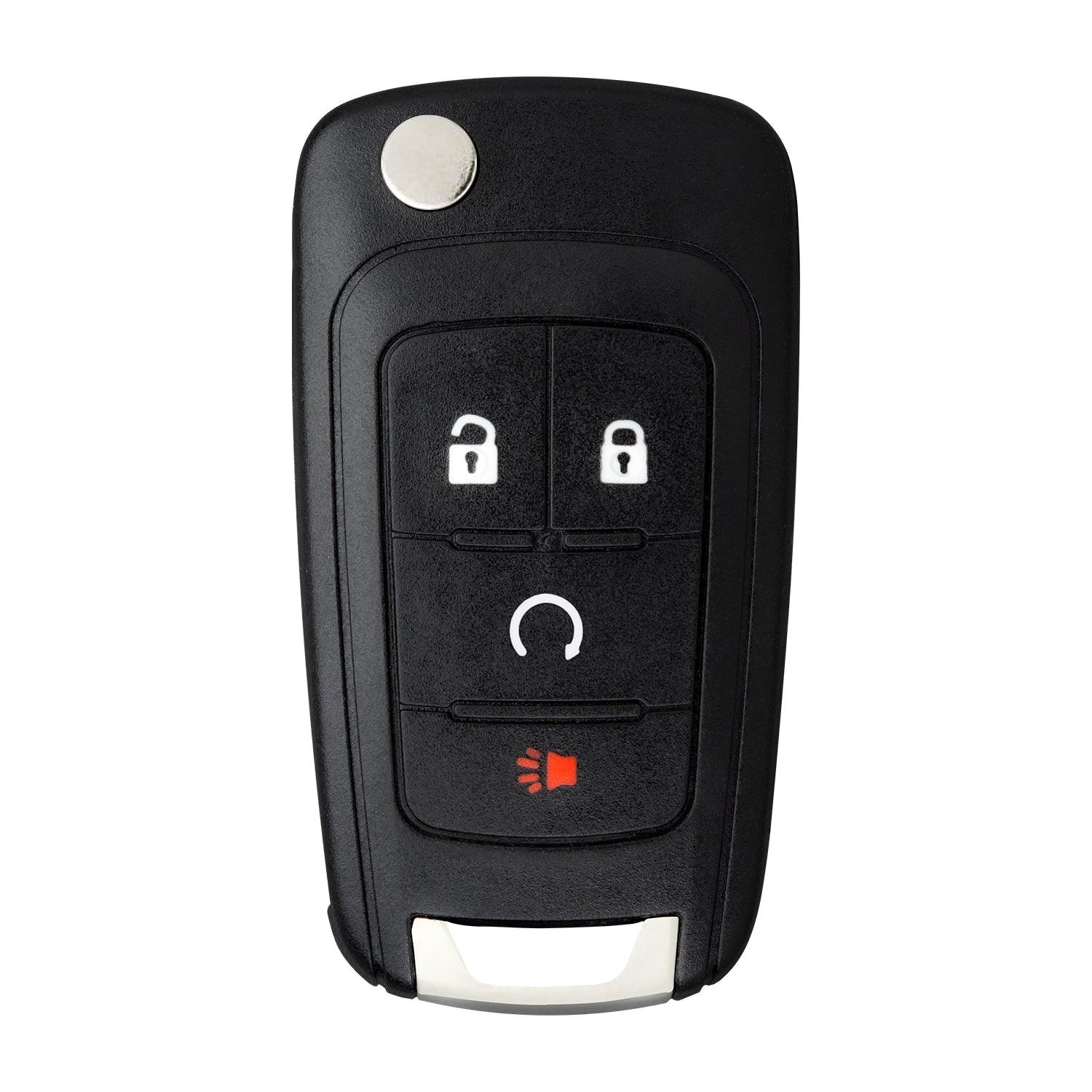 Flip Key Remote for Chevrolet Sonic Trax Encore 2012-2024 KR55WK50073 13575177 (4 Button)
