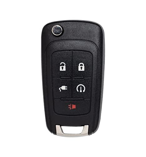 Flip Key Remote for Select Chevy Electric Vehicles 2010-2019 OHT01060512 13504200 (5 Button)