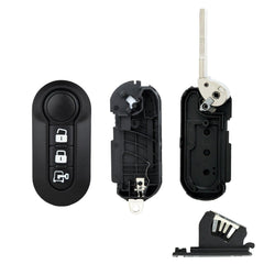 Flip Key Shell Case for Ram Promaster City 2012-2018 LTQF12AM433TX 68066350AG (3 Button) 
