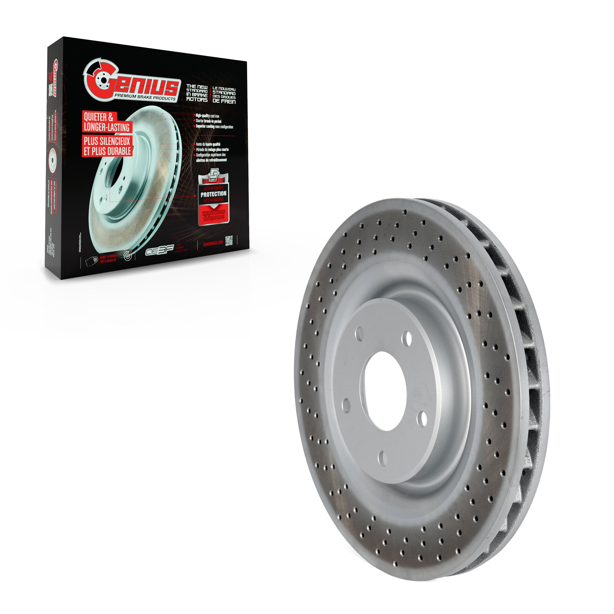 Genius GCR-580334OE Disc Brake Rotor for 2005-2013 Cadillac XLR product image