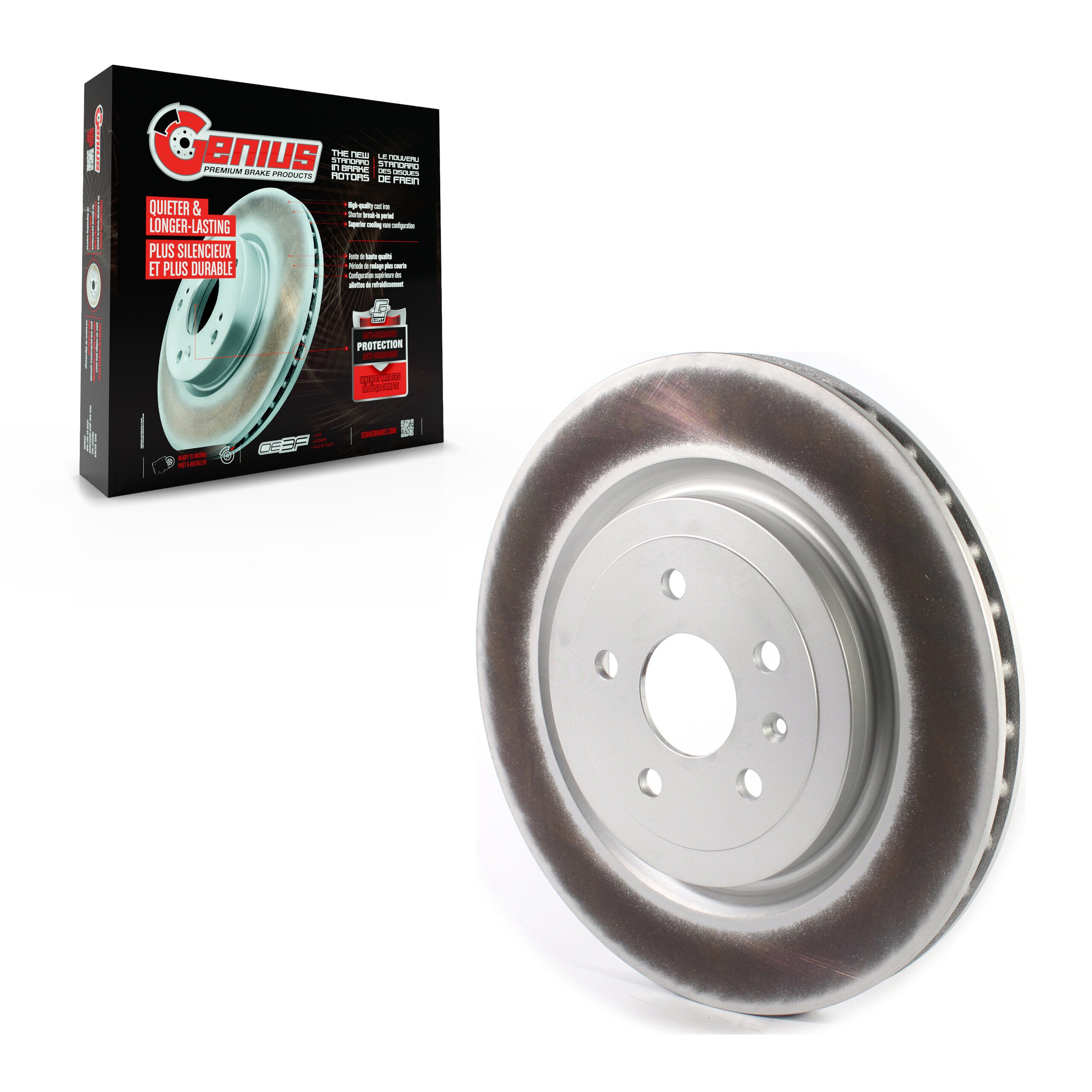 Genius GCR-580712 Disc Brake Rotor for 2009-2024 Chevrolet Camaro product image