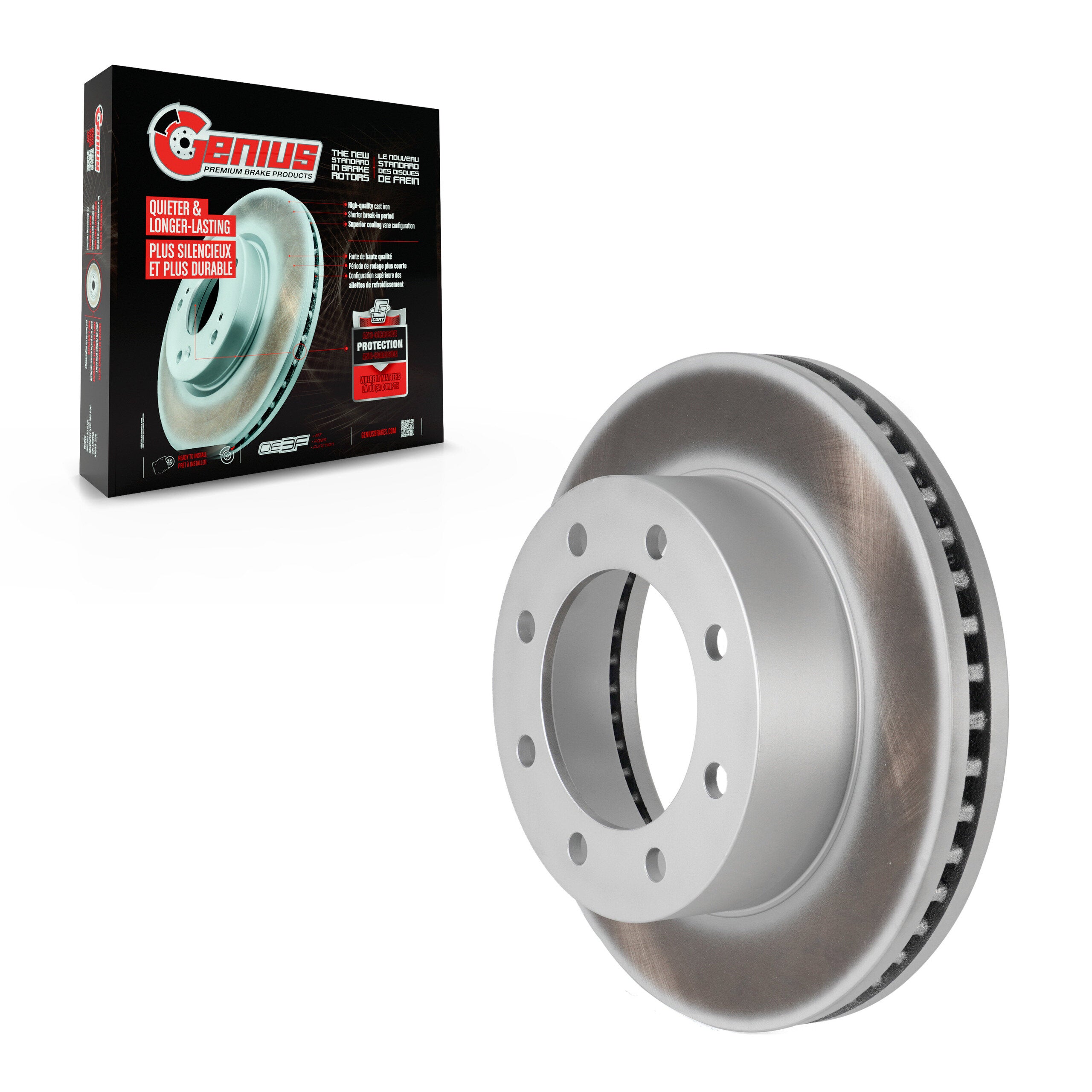 Genius GCR-680280 Disc Brake Rotor for 2005-2013 Ford F-250 Super Duty product image