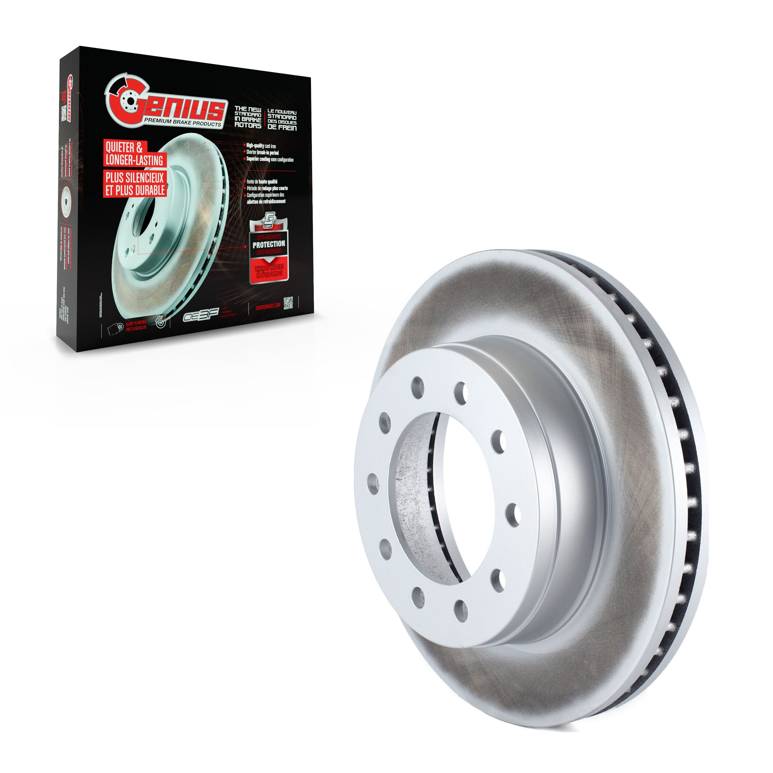 Genius GCR-680305 Disc Brake Rotor for 2005-2016 Ford F-350 Super Duty product image
