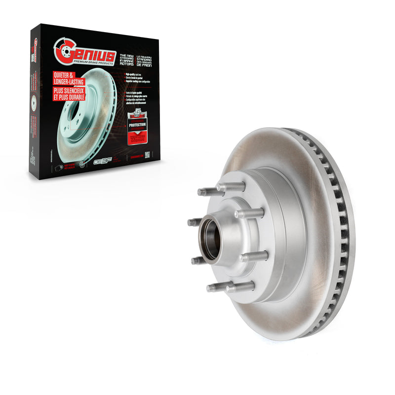 Genius GCR-680681 Disc Brake Rotor and Hub Assembly for 2008-2023 Ford E-350 Super Duty product image