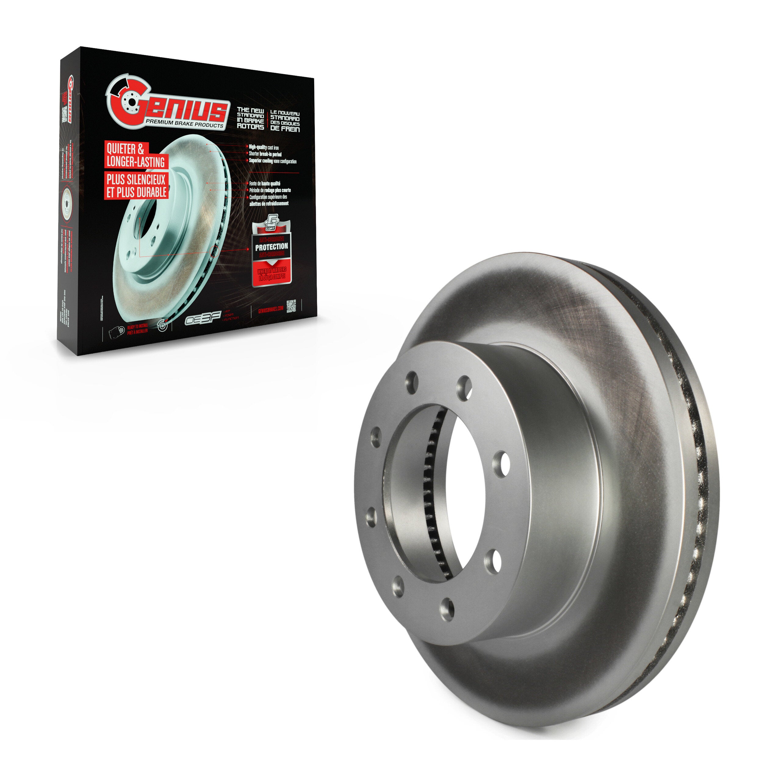 Genius GCR-681016 Disc Brake Rotor for 2013-2024 Ford F-350 Super Duty product image