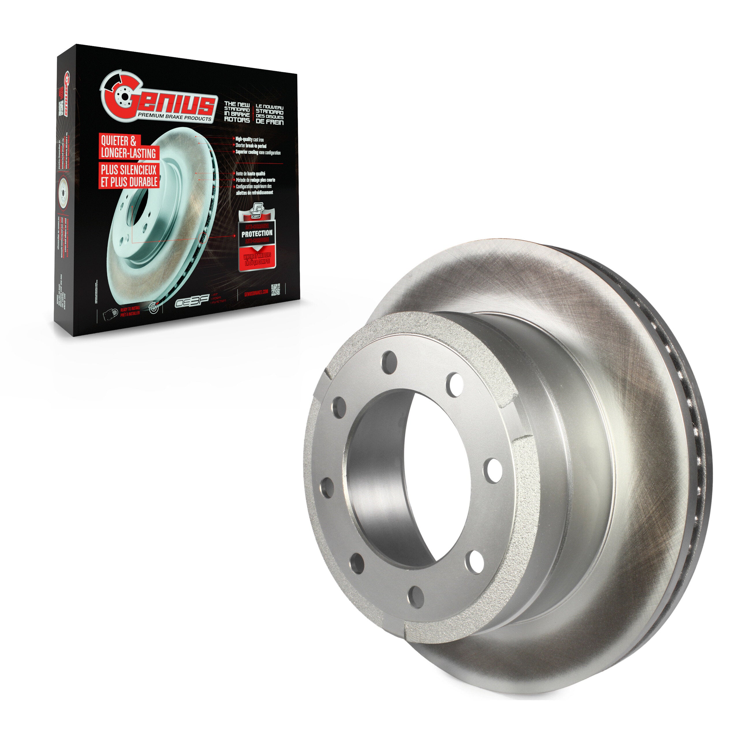 Genius GCR-681017 Disc Brake Rotor for 2013-2022 Ford F-250 Super Duty product image