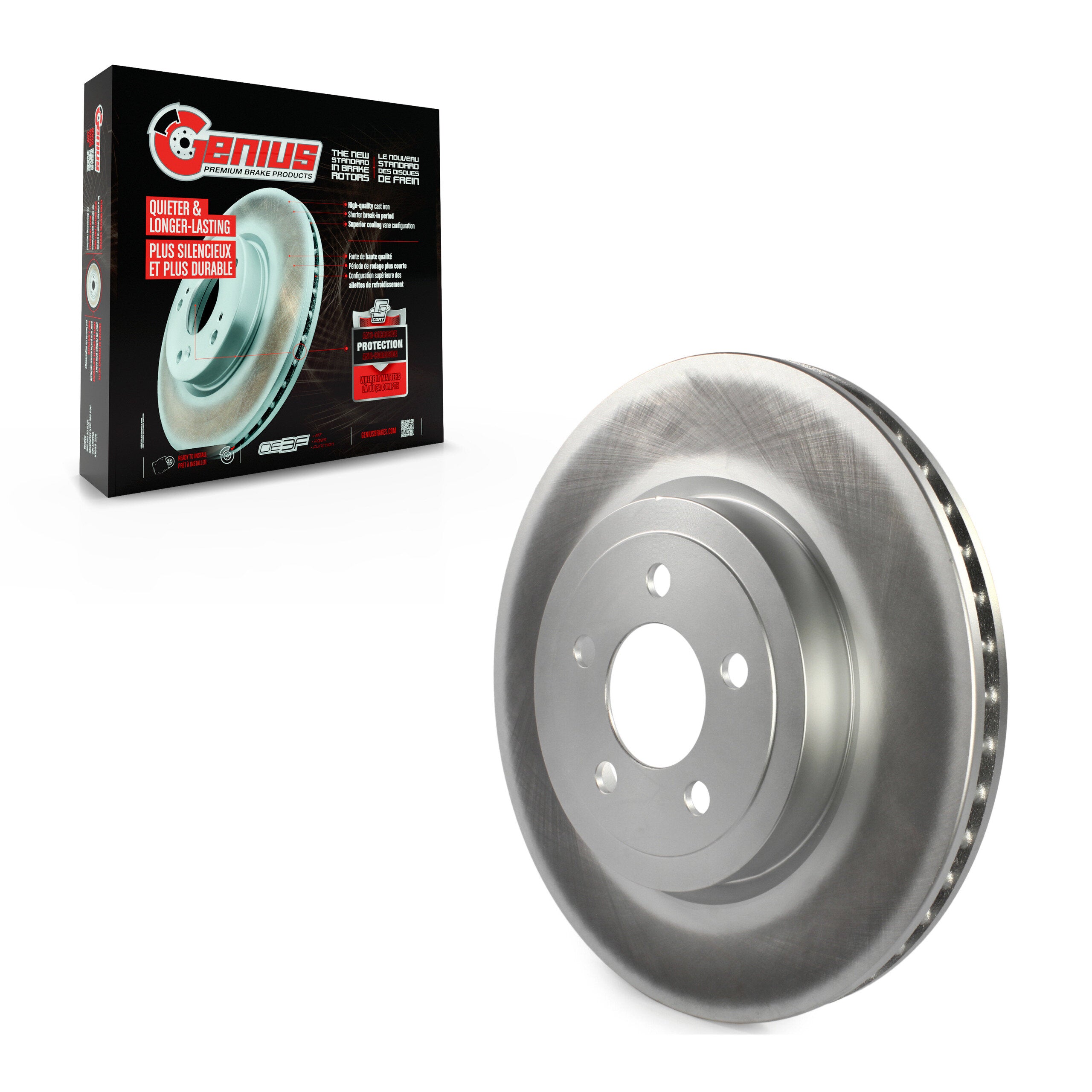 Genius GCR-780256 Disc Brake Rotor for 2005-2023 Dodge Charger product image