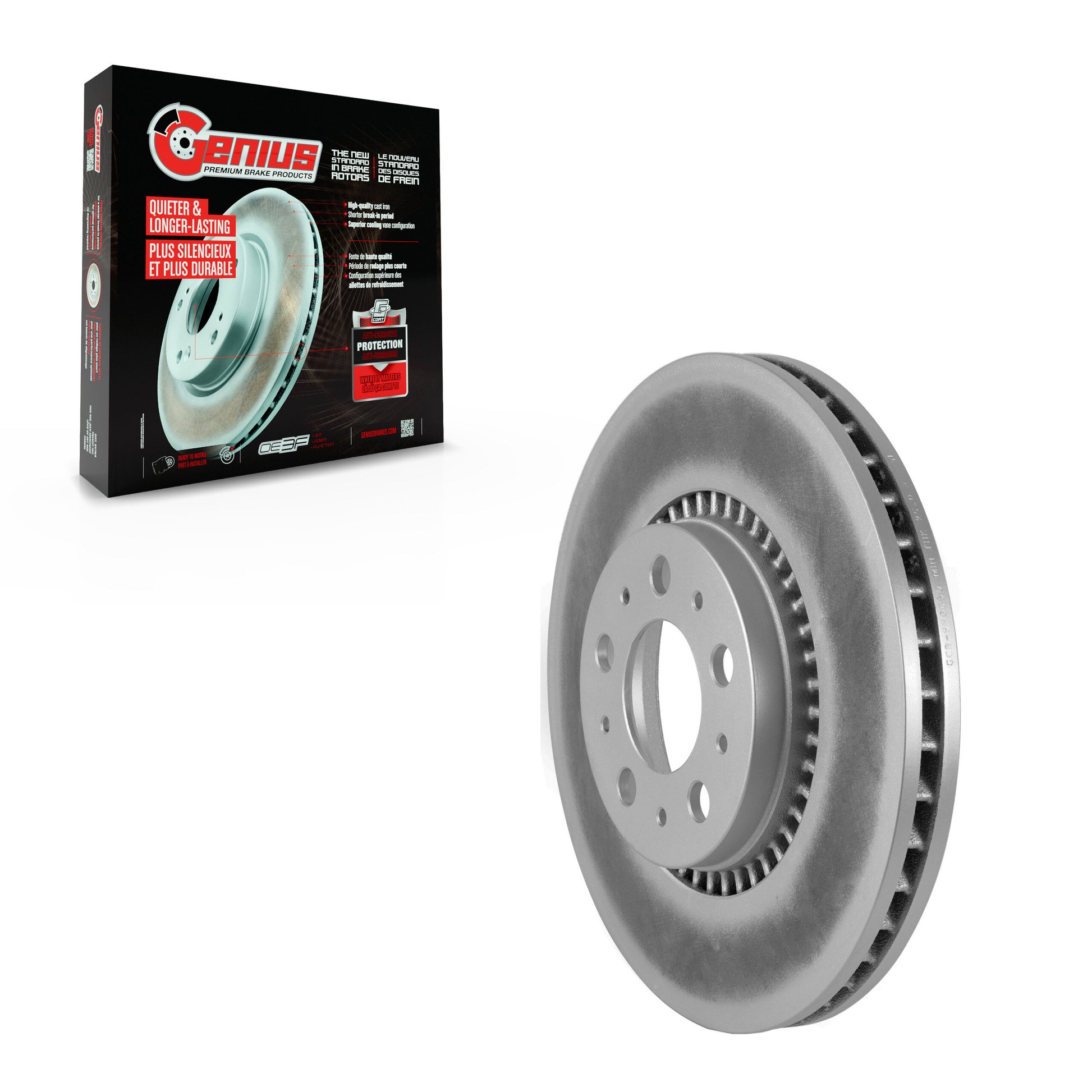 Genius GCR-980050 Disc Brake Rotor for 1999-2009 Volvo S60 product image