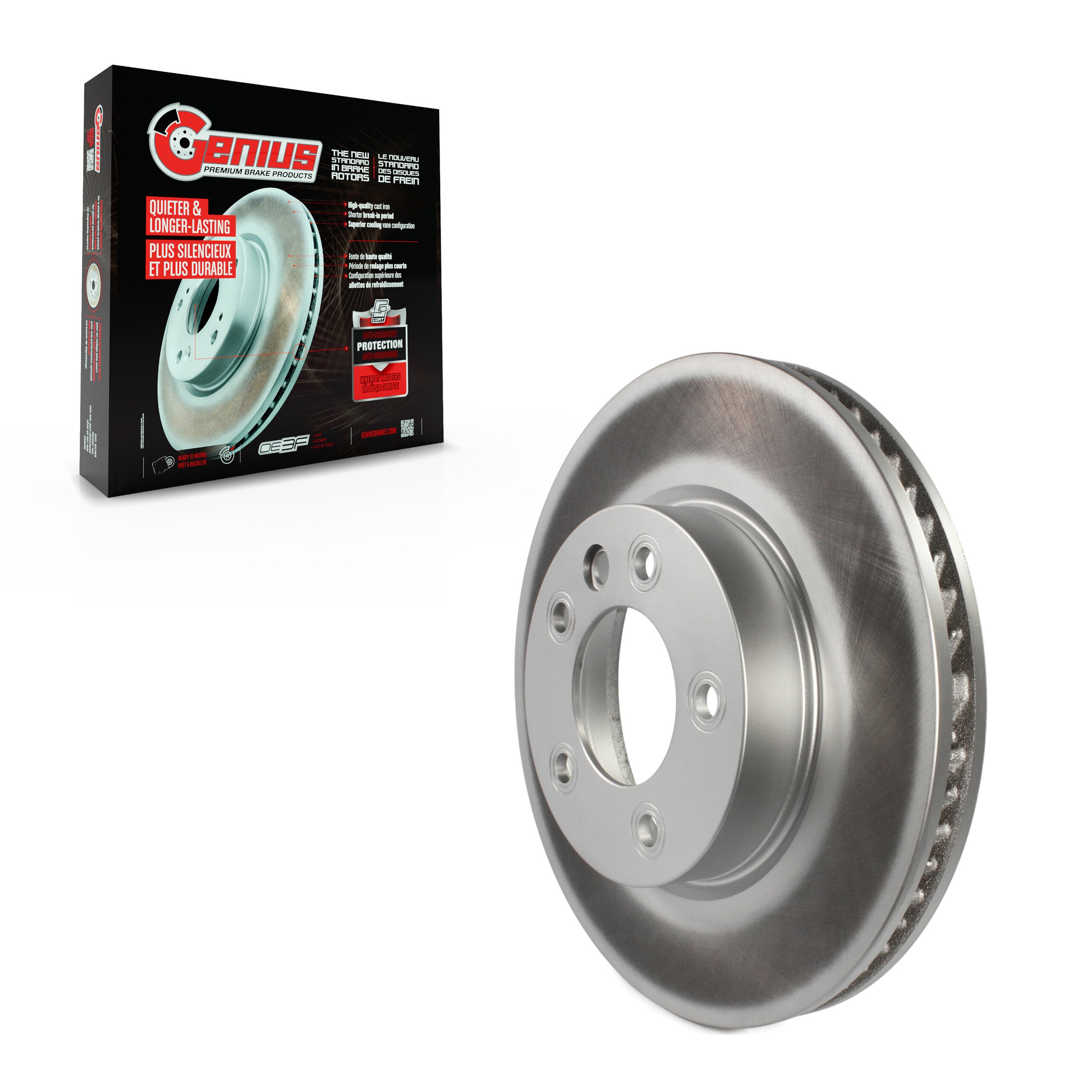 Genius GCR-980229 Disc Brake Rotor for 2003-2017 Porsche Cayenne product image